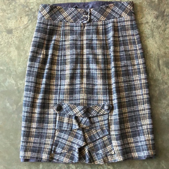Nanette Lenore wool skirt sz 4 - Picture 6 of 7